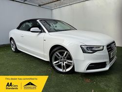 White Used 2015 Audi A5 Cabriolet S-Line Cabriolet | £6,295 (Super price)