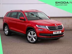 Velvet red metallic Used 2018 Skoda Kodiaq SUV | £18,795 (Good price)