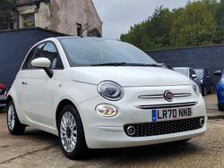 White Used 2020 Fiat 500 Lounge Hatchback | £5,500