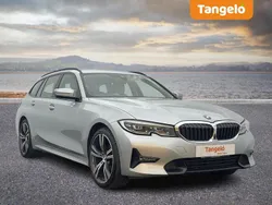 Silver Used 2021 BMW 318 Sport Line Estate | £18,745 (Fair price)