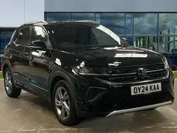 Black Used 2024 VW T-Cross R-line SUV | £23,782 (A bit pricey)