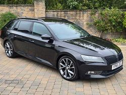 Black Used 2018 Skoda Superb SportLine Estate | £15,445 (Fair price)
