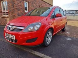 Red Used 2012 Vauxhall Zafira MPV | £2,599 (Good price)