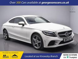 White Used 2021 Mercedes C220 AMG line Coupe | £17,400 (Fair price)