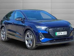 Blue Used 2024 Audi Q4 Sportback e-tron Black Edition SUV | £39,295 (Good price)