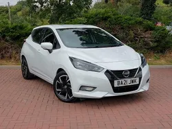 White Used 2021 Nissan Micra Acenta Hatchback | £13,498 (Fair price)