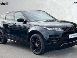 Black Used 2022 Land Rover Range Rover evoque SUV | £31,596 (Expensive)
