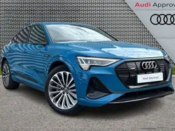 Blue Used 2020 Audi e-tron Sportback Comfort SUV | £24,995 (Good price)
