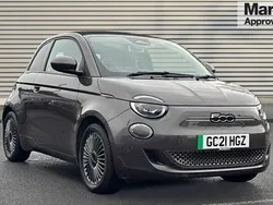 Grey Used 2021 Fiat 500e Icon Cabriolet | £13,297 (Fair price)