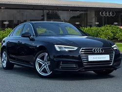 Black Used 2017 Audi A4 S-Line Sedan | £13,450 (Fair price)