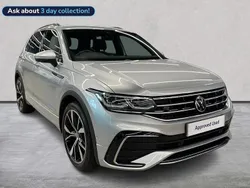 Silver Used 2021 VW Tiguan R-line SUV | £25,099 (Fair price)