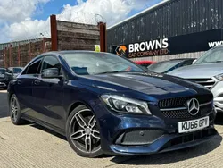 Blue Used 2016 Mercedes CLA220 AMG line Sedan | £12,700 (Fair price)