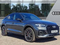 Grey Used 2022 Audi Q5 Black Edition SUV | £38,990 (Expensive)