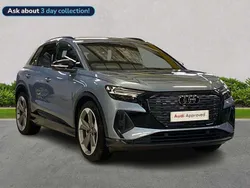 Blue Used 2024 Audi Q4 e-tron Black Edition SUV | £35,982 (Fair price)