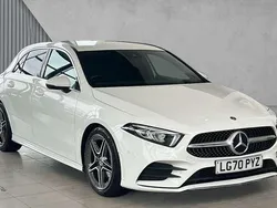 Polar white Used 2020 Mercedes A180 Executive Hatchback | £19,632 (Fair price)