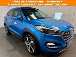 Blue Used 2016 Hyundai Tucson Premium SE SUV | £11,495 (Fair price)