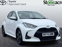 White Used 2024 Toyota Yaris Hybrid Design Hatchback | £18,677 (Fair price)