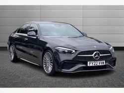 Grey Used 2022 Mercedes C200 AMG Line Premium Sedan | £25,390 (Fair price)