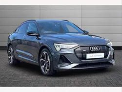 Grey Used 2022 Audi e-tron Sportback Black Edition SUV | £31,750
