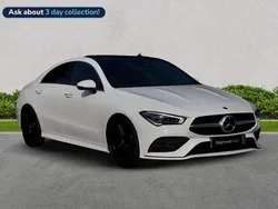 White Used 2021 Mercedes CLA180 AMG Line Premium Plus Sedan | £25,850 (Fair price)