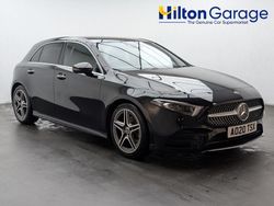 Black Used 2020 Mercedes A200 AMG line Hatchback | £15,850 (Fair price)