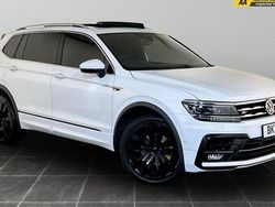 White Used 2021 VW Tiguan Allspace R-line SUV | £23,795 (Fair price)