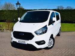 White Used 2022 Ford Transit Custom Limited Van | £16,995 (Fair price)