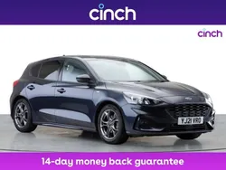 Blue Used 2021 Ford Focus ST-Line Hatchback | £15,699 (Fair price)