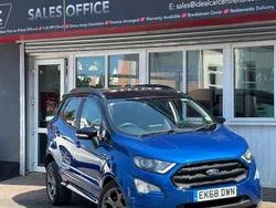 Blue Used 2018 Ford Ecosport ST-Line SUV | £7,795
