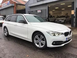White Used 2018 BMW 318 Sport Line Estate | £11,690 (Fair price)