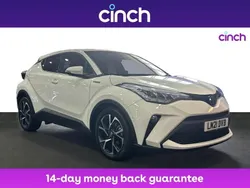White Used 2021 Toyota C-HR Design SUV | £17,989 (Fair price)