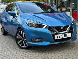 Blue Used 2019 Nissan Micra Tekna Hatchback | £10,690 (Fair price)