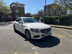 White Used 2017 Mercedes C200 Sedan | £8,950 (Fair price)