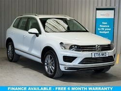 White Used 2015 VW Touareg SE SUV | £12,250 (A bit pricey)