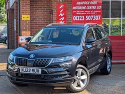 Black magic Used 2022 Skoda Karoq SE SUV | £15,870 (Fair price)