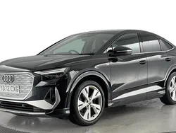 Black Used 2022 Audi Q4 Sportback e-tron S-Line SUV | £23,820