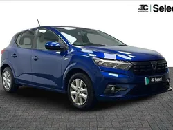 Blue Used 2022 Dacia Sandero Comfort Hatchback | £10,600 (Good price)
