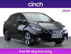 Black Used 2021 Nissan Leaf Tekna Hatchback | £9,499 (Fair price)