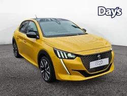 Yellow Used 2021 Peugeot e-208 GT Hatchback | £11,495 (Good price)