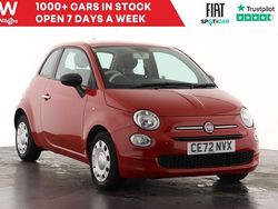 Red Used 2022 Fiat 500 Pop Hatchback | £9,399