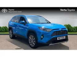 Blue Used 2022 Toyota RAV4 Hybrid SUV | £29,969 (Fair price)
