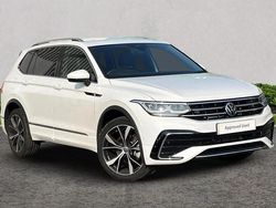White Used 2025 VW Tiguan Allspace R-line SUV | £36,995 (Expensive)