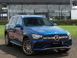 Blue Used 2022 Mercedes GLC300e AMG Line Premium SUV | £30,995 (Super price)