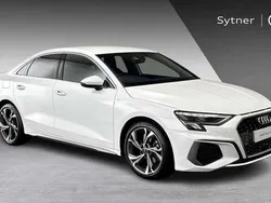 White Used 2022 Audi A3 S-Line Sedan | £22,500 (A bit pricey)