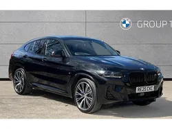 Black sapphire metallic paint New 2025 BMW X4 M Sport SUV | £61,995 (Super price)