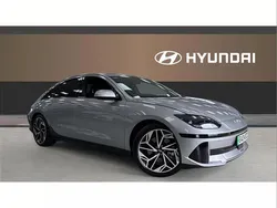 Silver Used 2024 Hyundai Ioniq 6 Premium Sedan | £27,549 (Fair price)