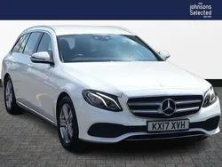 White Used 2017 Mercedes E220 SE Estate | £13,995 (Super price)
