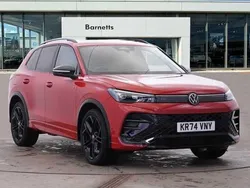 Red Used 2024 VW Tiguan R-line SUV | £37,499 (Expensive)