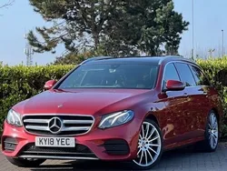 Red Used 2018 Mercedes E220 AMG line Estate | £16,695 (Fair price)