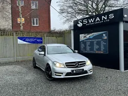 Silver Used 2013 Mercedes C180 AMG Coupe | £7,495 (Fair price)